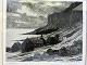 Ole Vang Hansen (1924-97):Landskab med huse fra Færørene 1988.Litografi på papirSign.: ...