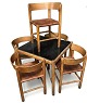 Vintage Mogens Lassen Corner Chairs med tilhørende bord.Flere stole og borde er ...