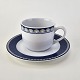 Kop med underkop i porcelæn fra stellet Maeva. Nr 081+074.Producent Pillivuyt, ...