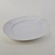 Ovalt fad i porcelæn, fra stellet Hvid Koppel. Nr 318.Formgiver Henning KoppelProducent ...