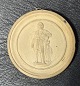 Miniature platte i terracotta fra Peter Ipsen ca. 1885. Motiv med Bertel Thorvaldsen (1770-1844) ...