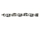 SilverBracelet with flowers from 1940-1960