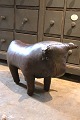 Original Dimitri Omersa fodskammel i læder fra 60érne…