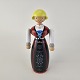 Figur af dame i Norsk brudedragt, som bruges på Norges nationaldag den 17. majProducent Kay ...
