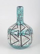 Ingrid Atterberg for Upsala-Ekeby, vase.Kugleformet vase i glaseret keramik med kraftig ...