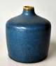 Palshus vase, design 1110, med blålig glasur, 20. årh. Danmark. Design: Per Linneman-Schmidt. ...