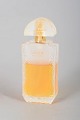 Lalique, parfumeflaske i krystalglas.Dekorativ parfumeflaske i krystalglas med rektangulær ...