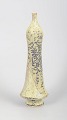 Klaas Rothe, unika vase.Slank og elegant vase i stentøj med krystalglasur i lyse ...