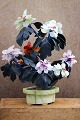 Dekorativt , japansk vintage bonsai træ i jade.Højde: 30cm.