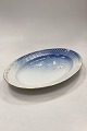 Bing og Grøndahl Måge med Guld Ovalt fad med gennembrudt kant No. 15/315.5Måler 40,5 cm x 28,5 ...