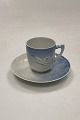 Bing og Grøndahl Måge Mokkakop med underkop No. 106 / 461Måler Kop: 6 cm x 5,8 cm / 2.36 ...