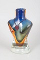 Murano kunstglas vase.Håndblæst kunstglasvase i form af torso fra Murano med organisk form ...