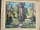 Nis Stougaard (1906-87):Skovparti.Olie på lærred.Sign.: Nis Stougaard55x65 (68x78)30409