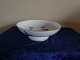 Blue Flower Curved with gold Danish porcelain. Round bowl on foot No 1532