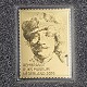 Frimærke lavet af 99,9 % rent guld, med motiv af Rembrandt.Rembrandt Ruks Museum Nederland ...