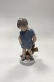 Royal Copenhagen Figur af Dreng med Bamse No. 3468