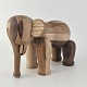 Figur af en elefant fremstillet i anledning af 70 års jubilæum for Kay Bojesen figurer. Figuren ...