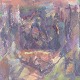 Dansk kunstner, abstrakt maleri.Pastost udført abstrakt komposition med kraftige penselstrøg ...