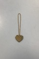 Georg Jensen Christmas Ornament -  Heart 1990