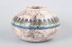 Navajo Horsehair Pottery Vase.Hånddekoreret keramikvase udført i den traditionelle Navajo ...
