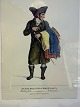 Suits in Copenhagen, A Jewish clothes dealer, framed older print from Lahde, Gothersgade 125, ...