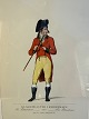 Suits in Copenhagen, A police officer, framed older print from Lahde, Gothersgade 125, ...