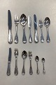 Georg Jensen Sølv Nordisk Bestik Sæt i 156 dele  12 stk: Middagsknive No. 003 - 24,5 cm / ...