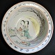 Chinese porcelain wash basin, Qing dynasty, 19th century.