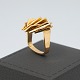 C. Antonsen; Ring i 14 kt. guld