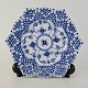 Sidetallerken i kongeligt porcelæn fra stellet Musselmalet Helblonde. Nr. 1/1144Design ...
