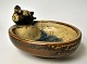 Royal Copenhagen: Dish with eider bird. 1932. Design: ...