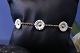 Silver bracelet from the Georg Jensen Daisy series, with daisies in sterling silver.