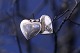 Georg Jensen sterling sølv, Hjertevedhæng.Design nummer 579A.Måler 1,9 x 1,6 ...