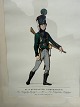 Costumes in Copenhagen, A Royal Bodyguard 1807 - Ein Königlicher Leibjäger, framed older print ...