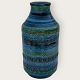 Aldo Londi, Bitossi Rimini blue Vase, Italy, 25cm høj, 12,5cm i diameter, #1100/25 Solgt gennem ...