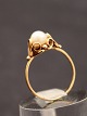 14 karat guld ring størrelse 53 med ægte perle fra guldsmed Hugo Grün København emne nr. 641430