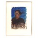 Jens Søndergaard portrætJens Søndergaard, 1895-1957, akvarelPortræt af kvinde signeret og ...