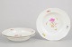 Sæt med tre KPM Berlin dybe tallerkener.Antikke håndmalede dybe tallerkener i porcelæn med ...