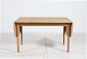 Hans J. Wegner (1914-2007)Sofabord m/klapper fremstillet af massiv sæbebehandlet ...