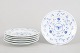 Bing & Grøndahl Butterfly, set of six cake plates.