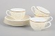 Villeroy & Boch, sæt med fire kaffekopper med underkopper.