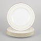 Villeroy & Boch, sæt med seks middagstallerkener.Elegant sæt med seks middagstallerkener i ...