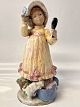 Pige med spejl, Spanien vintageDekorationsnummer 461.Artistica Levantina Spain ...
