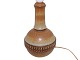 Søholm stentøj, bordlampe med bruin glasur.Designnummer 3053.Højde 23,0 cm. uden fatning ...