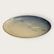 Bing & Grøndahl, Mågestel med guld, 1. sortering, Lille oval asiet, #232, 12cm x 7cm,  Design ...
