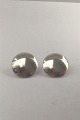 SIK Earrings Sterling Silver (Clips) (Silversmithy in Kolding).Measures Diam 2.9 cm (1.14 ...