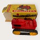 Wittrock Plastik bulldozer / traktor med larvefødder i originalæske, med nøgle men uden mand, No ...
