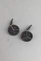 Georg Jensen Sterling Sølv Manchetknapper No. 41Måler Diam 2 cm (0.78 inch) Samlet Vægt 15.21 ...