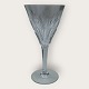 Krystalglas, Rødvinsglas med slebet stilk, Højde 16cm, diameter 8cm *Fin stand*