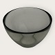 Orrefors, Fuga, Grå glasskål, 9cm i diameter, 5cm høj, Design Sven Palmqvist *Pæn stand*